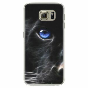 Silikonové pouzdro iSaprio - Black Puma - Samsung Galaxy S6 Edge obraz