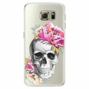 Silikonové pouzdro iSaprio - Pretty Skull - Samsung Galaxy S6 Edge obraz