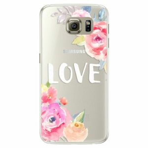 Silikonové pouzdro iSaprio - Love - Samsung Galaxy S6 Edge obraz