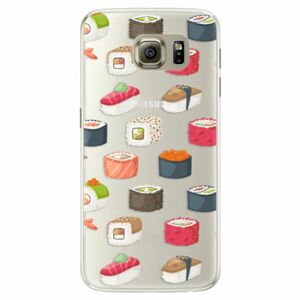 Silikonové pouzdro iSaprio - Sushi Pattern - Samsung Galaxy S6 Edge obraz