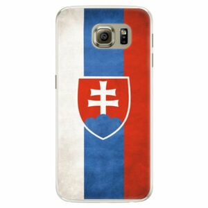 Silikonové pouzdro iSaprio - Slovakia Flag - Samsung Galaxy S6 Edge obraz