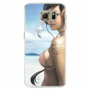 Silikonové pouzdro iSaprio - Girl 02 - Samsung Galaxy S6 Edge obraz