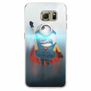Silikonové pouzdro iSaprio - Mimons Superman 02 - Samsung Galaxy S6 Edge obraz
