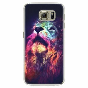 Silikonové pouzdro iSaprio - Lion in Colors - Samsung Galaxy S6 Edge obraz