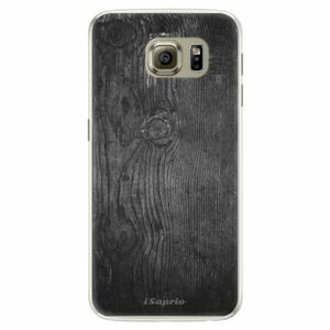 Silikonové pouzdro iSaprio - Black Wood 13 - Samsung Galaxy S6 Edge obraz