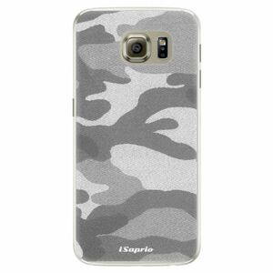 Silikonové pouzdro iSaprio - Gray Camuflage 02 - Samsung Galaxy S6 Edge obraz