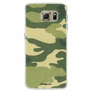 Silikonové pouzdro iSaprio - Green Camuflage 01 - Samsung Galaxy S6 Edge obraz