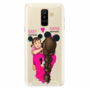 Silikonové pouzdro iSaprio - Mama Mouse Brunette and Girl - Samsung Galaxy A6+ obraz