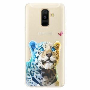 Silikonové pouzdro iSaprio - Leopard With Butterfly - Samsung Galaxy A6+ obraz