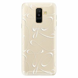 Silikonové pouzdro iSaprio - Fancy - white - Samsung Galaxy A6+ obraz