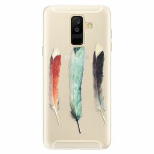 Silikonové pouzdro iSaprio - Three Feathers - Samsung Galaxy A6+ obraz