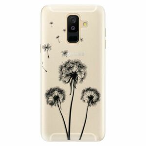 Silikonové pouzdro iSaprio - Three Dandelions - black - Samsung Galaxy A6+ obraz