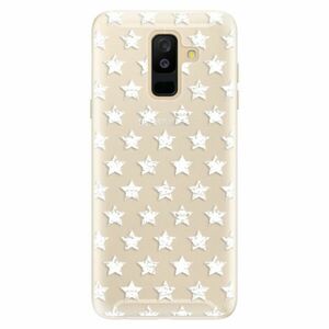 Silikonové pouzdro iSaprio - Stars Pattern - white - Samsung Galaxy A6+ obraz