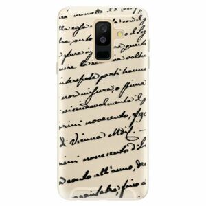 Silikonové pouzdro iSaprio - Handwriting 01 - black - Samsung Galaxy A6+ obraz