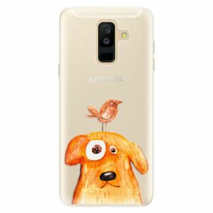 Silikonové pouzdro iSaprio - Dog And Bird - Samsung Galaxy A6+ obraz
