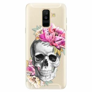 Silikonové pouzdro iSaprio - Pretty Skull - Samsung Galaxy A6+ obraz