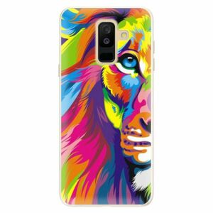 Silikonové pouzdro iSaprio - Rainbow Lion - Samsung Galaxy A6+ obraz