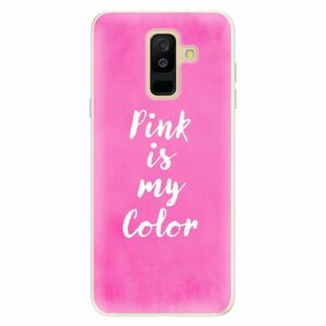 Silikonové pouzdro iSaprio - Pink is my color - Samsung Galaxy A6+ obraz