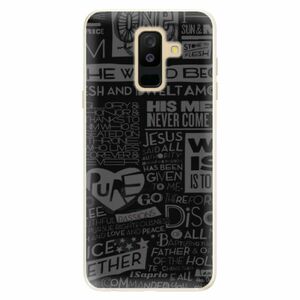 Silikonové pouzdro iSaprio - Text 01 - Samsung Galaxy A6+ obraz