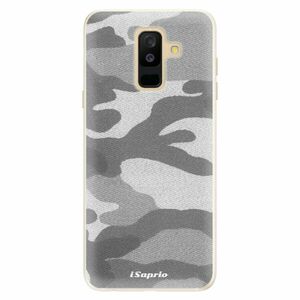 Silikonové pouzdro iSaprio - Gray Camuflage 02 - Samsung Galaxy A6+ obraz