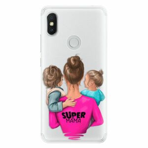 Silikonové pouzdro iSaprio - Super Mama - Boy and Girl - Xiaomi Redmi S2 obraz