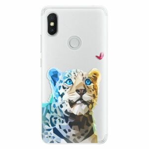 Silikonové pouzdro iSaprio - Leopard With Butterfly - Xiaomi Redmi S2 obraz