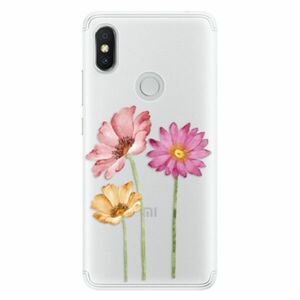 Silikonové pouzdro iSaprio - Three Flowers - Xiaomi Redmi S2 obraz