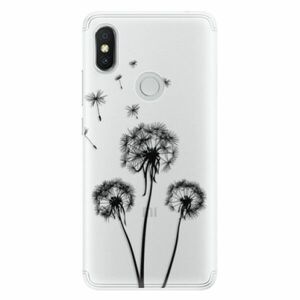 Silikonové pouzdro iSaprio - Three Dandelions - black - Xiaomi Redmi S2 obraz