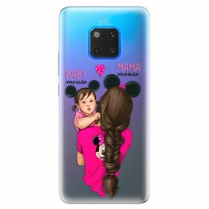 Silikonové pouzdro iSaprio - Mama Mouse Brunette and Girl - Huawei Mate 20 Pro obraz