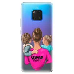 Silikonové pouzdro iSaprio - Super Mama - Boy and Girl - Huawei Mate 20 Pro obraz