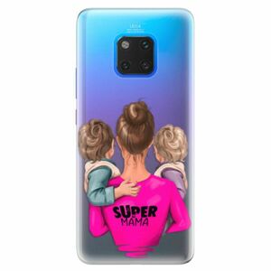 Silikonové pouzdro iSaprio - Super Mama - Two Boys - Huawei Mate 20 Pro obraz