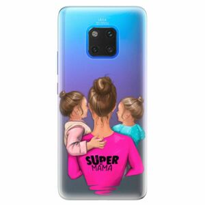 Silikonové pouzdro iSaprio - Super Mama - Two Girls - Huawei Mate 20 Pro obraz