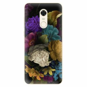 Silikonové pouzdro iSaprio - Dark Flowers - Xiaomi Redmi 5 Plus obraz
