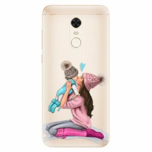 Silikonové pouzdro iSaprio - Kissing Mom - Brunette and Boy - Xiaomi Redmi 5 Plus obraz