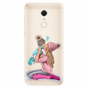 Silikonové pouzdro iSaprio - Kissing Mom - Blond and Boy - Xiaomi Redmi 5 Plus obraz