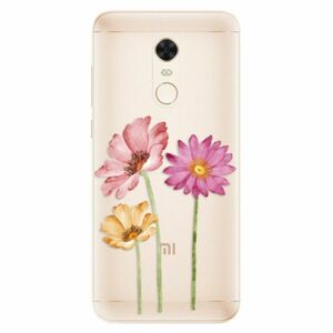 Silikonové pouzdro iSaprio - Three Flowers - Xiaomi Redmi 5 Plus obraz