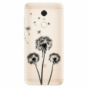 Silikonové pouzdro iSaprio - Three Dandelions - black - Xiaomi Redmi 5 Plus obraz