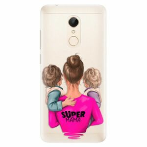 Silikonové pouzdro iSaprio - Super Mama - Two Boys - Xiaomi Redmi 5 obraz