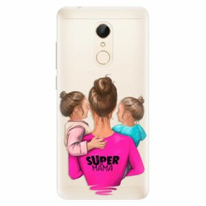 Silikonové pouzdro iSaprio - Super Mama - Two Girls - Xiaomi Redmi 5 obraz