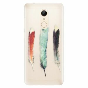 Silikonové pouzdro iSaprio - Three Feathers - Xiaomi Redmi 5 obraz