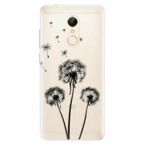 Silikonové pouzdro iSaprio - Three Dandelions - black - Xiaomi Redmi 5 obraz