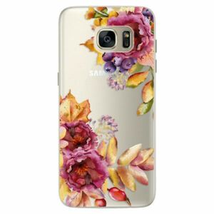 Silikonové pouzdro iSaprio - Fall Flowers - Samsung Galaxy S7 Edge obraz