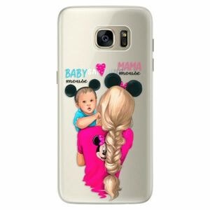 Silikonové pouzdro iSaprio - Mama Mouse Blonde and Boy - Samsung Galaxy S7 Edge obraz