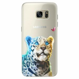 Silikonové pouzdro iSaprio - Leopard With Butterfly - Samsung Galaxy S7 Edge obraz