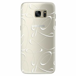 Silikonové pouzdro iSaprio - Fancy - white - Samsung Galaxy S7 Edge obraz