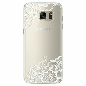 Silikonové pouzdro iSaprio - White Lace 02 - Samsung Galaxy S7 Edge obraz