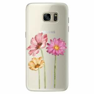Silikonové pouzdro iSaprio - Three Flowers - Samsung Galaxy S7 Edge obraz