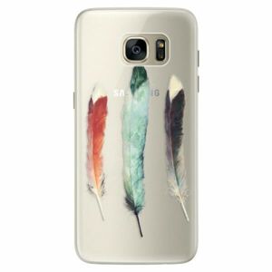 Silikonové pouzdro iSaprio - Three Feathers - Samsung Galaxy S7 Edge obraz