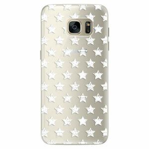 Silikonové pouzdro iSaprio - Stars Pattern - white - Samsung Galaxy S7 Edge obraz