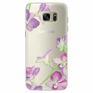 Silikonové pouzdro iSaprio - Purple Orchid - Samsung Galaxy S7 Edge obraz
